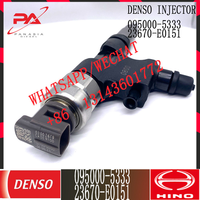 Inyector común diesel del carril de DENSO 095000-5333 para HINO 23670-E0151