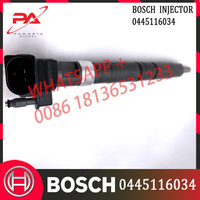 Inyector de combustible común 0445116035 del inyector 0445116034 del carril para Bosch piezoeléctrico